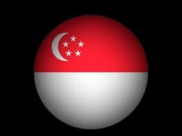 Pasokan Gas Dikurangi, Netizen Singapura VS Indonesia: Perang Kata Kata di Media Sosial FOTO: Ilustrasi bendera Singapore berlatar belakang hitam. (Dok Magnific)