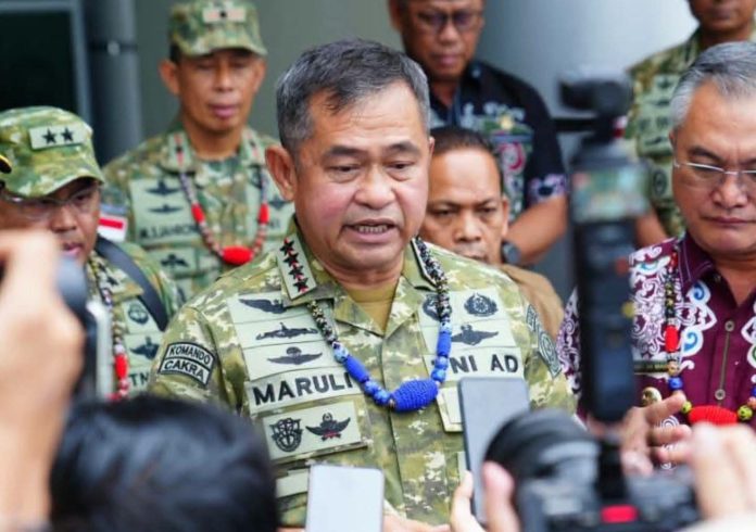 FOTO: Wakil Panglima TNI yang juga Kepala Badan Nasional Pengelola Perbatasan dan Daerah Terpencil (BNPPDT) Jenderal TNI Maruli Simanjuntak. (Dok via Jurnal Militer) FOTO: Wakil Panglima TNI yang juga Kepala Badan Nasional Pengelola Perbatasan dan Daerah Terpencil (BNPPDT) Jenderal TNI Maruli Simanjuntak. (Dok via Jurnal Militer)