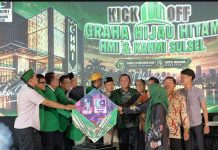 Momentum Milad ke-60, KAHMI Sulsel Mulai Langkah Pembangunan Graha Hijau Hitam FOTO: Kegiatan Kick Off Graha Hijau Hitam yang dirangkaikan dengan syukuran Milad KAHMI ke-60 yang dilaksanakan oleh Majelis Wilayah KAHMI Sulawesi Selatan di Hotel MaxOne, Makassar, Sabtu malam (24/10/2026).