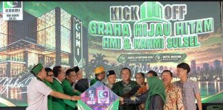 Momentum Milad ke-60, KAHMI Sulsel Mulai Langkah Pembangunan Graha Hijau Hitam FOTO: Kegiatan Kick Off Graha Hijau Hitam yang dirangkaikan dengan syukuran Milad KAHMI ke-60 yang dilaksanakan oleh Majelis Wilayah KAHMI Sulawesi Selatan di Hotel MaxOne, Makassar, Sabtu malam (24/10/2026).