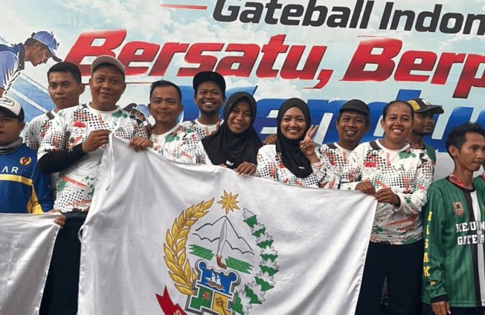 FOTO: Tim Pergatsi Sulsel meraih atu medali emas dan satu medali perunggu pada Kejuaraan Nasional (Kejurnas) Gateball XIII Tahun 2026.