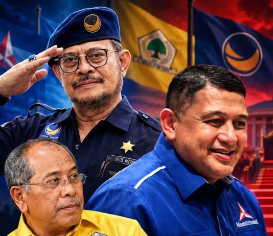 Pindah Partai, “Lompat Kursi’, Kemana Pergi Ideologi? FOTO: Tokoh Politik di Sulawesi Selatan, Syahrul Yasin Limpo, Munafri Arifuddin (APPI) dan Ilham Arief Sirajuddin (IAS). (ilustrasi)