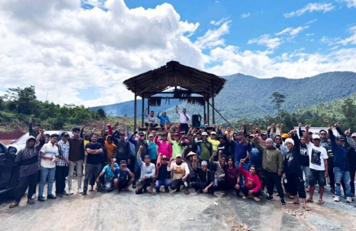 FOTO: Sengketa lahan yang disewakan Pemerintah Kabupaten Luwu Timur kepada PT Indonesia Huali Industry Park (IHIP) belum menemui titik terang.