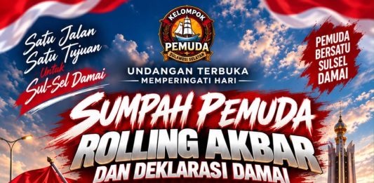Aktivis Kepemudaan hingga Komunitas Motor Sulsel Deklarasi Damai Di Momen Sumpah Pemuda Pamflet Deklarasi Damai (Dok.Sosmed).
