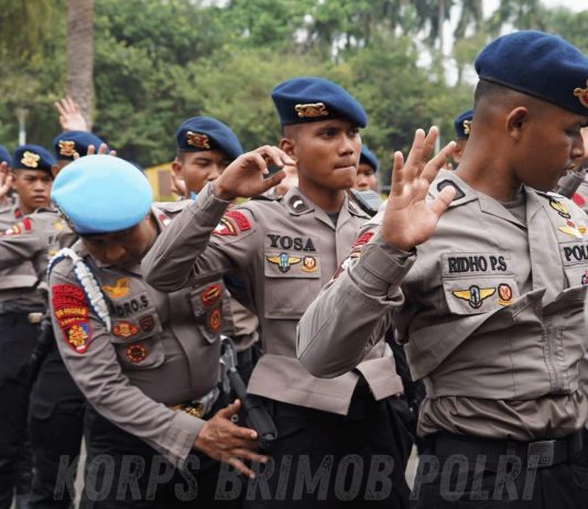 Korbrimob Siagakan Personel BKO Dukung Pengamanan Aksi Unjuk Rasa di Jakarta FOTO: Korps Brimob Polri menyiagakan personel Bawah Kendali Operasi (BKO) Polda Metro Jaya untuk mendukung pengamanan aksi unjuk rasa di wilayah Jakarta, Rabu (28/10/2026). (Humas Korps Brimob Polri)
