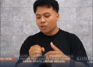 Ada Porno Aksi, Komika Asal Bone Terancam Dipolisikan, Parodikan Penyandang Disabilitas di Pidato Presiden Prabowo FOTO: Tangkap layar dari video viral di akun Komika asal Bone, Herul Syam.