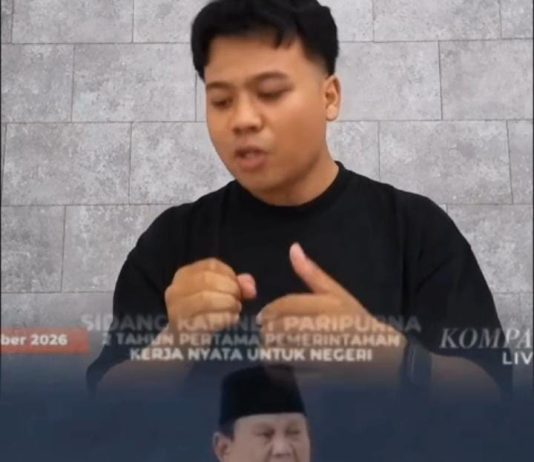 Ada Porno Aksi, Komika Asal Bone Terancam Dipolisikan, Parodikan Penyandang Disabilitas di Pidato Presiden Prabowo FOTO: Tangkap layar dari video viral di akun Komika asal Bone, Herul Syam.